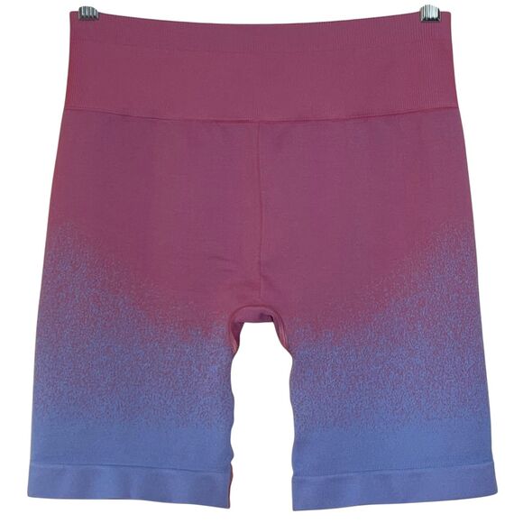 Gymshark Adapt Ombre Seamless 7" Cycling Bike Shorts Pink and Purple Size M - Picture 3 of 4